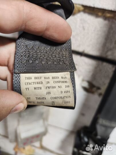 Ремень безопасности pajero 2