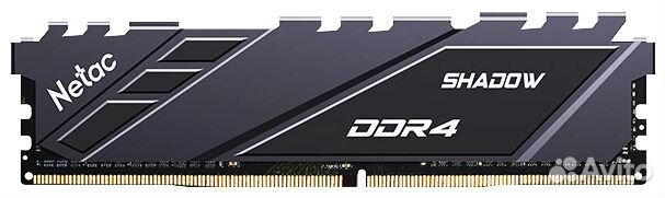 8Gb DDR4 3600MHz Netac Shadow (ntsdd4P36SP-08E)