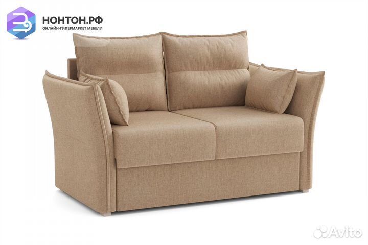 Диван 2-х местный Бруклин темно-бежевый