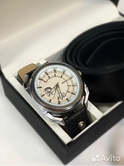 Подарочный набор: часы и ремень