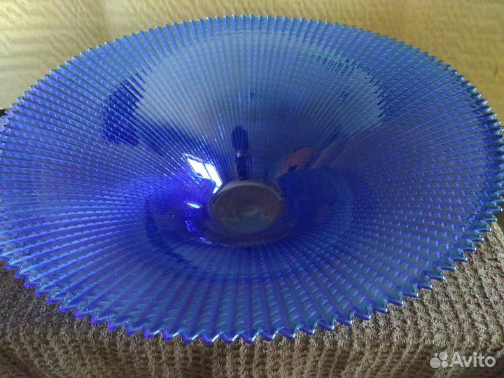 Ваза для фруктов, кобальт