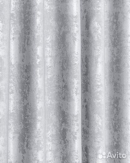 Шторы мрамор Зарина Стальной