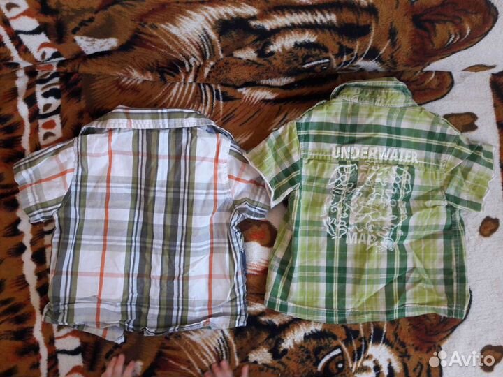 Детские рубашки 3 шт