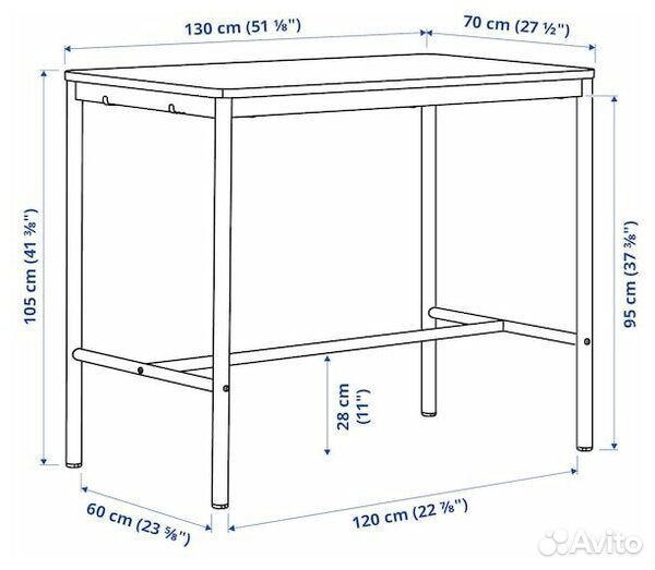 Барный стол IKEA