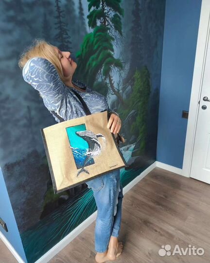 Роспись сумок. Кастомизация одежды