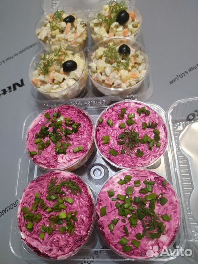 Салаты и еда на заказ