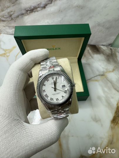 Наручные часы rolew datejust 41mm white