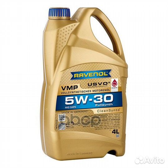 Масло моторное VMP 5W-30 4л (синтетика) Ravenol