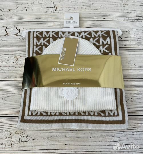 Новые Оригинальные Шапка и Шарф Michael Kors