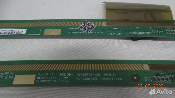 HV430FHB-N10 xpcb R / L 47-6001659 47-6001658