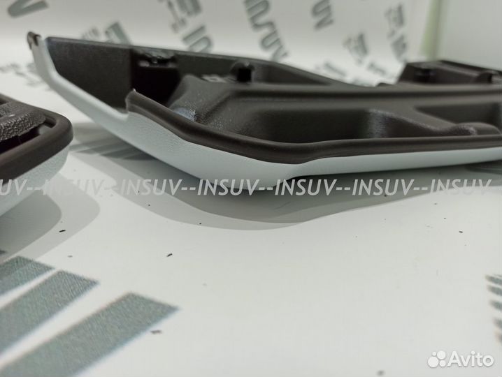 Воздухозаборники Aeroeffect Optimal на ниву белые