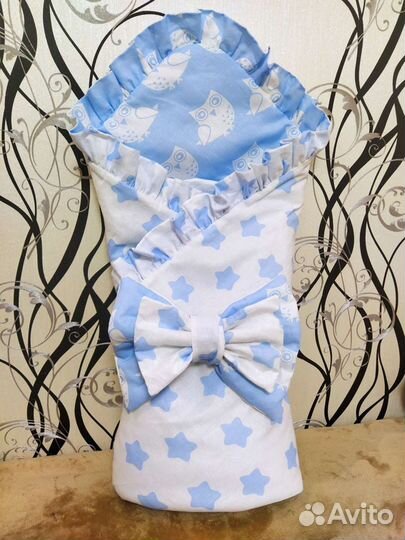 Конверт на выписку, одеялко, новый