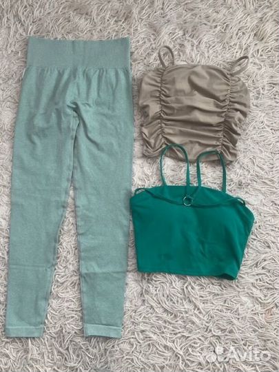 Комплект костюм для фитнеса йоги и спорта