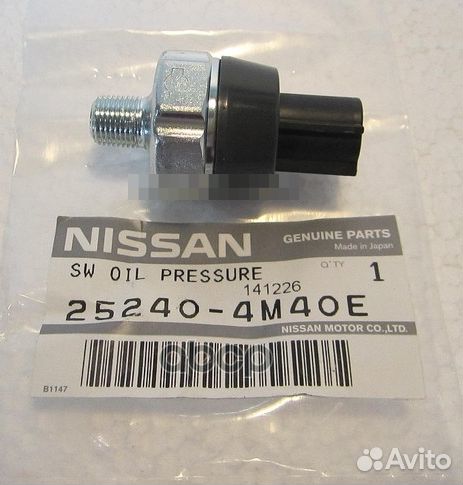 Датчик давления масла nissan 252404M40E NEW NI