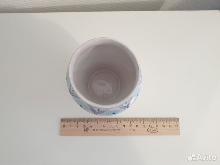 Ваза, карандашница керамическая