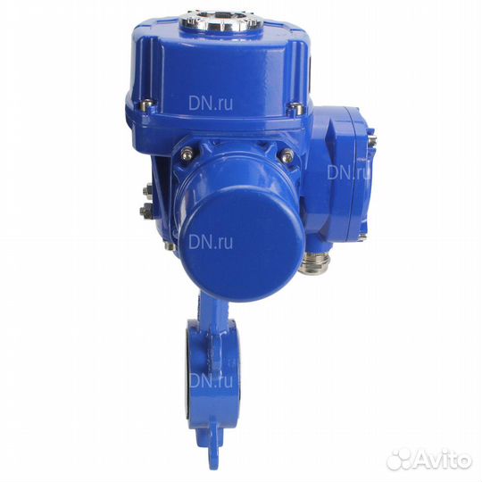 Затвор дисковый поворотный DN.ru WBV3432P-2W-Fb Ду50 Ру16, корпус - углеродистая сталь WCB, диск - н