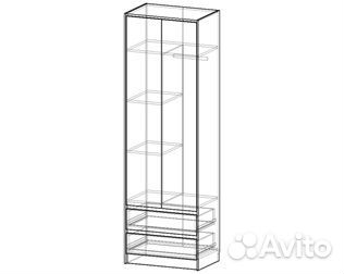 Шкаф Рио 2х ств в детскую