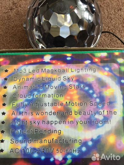 Светомузыка Bluetooth,Блютуз колонкой и пультом