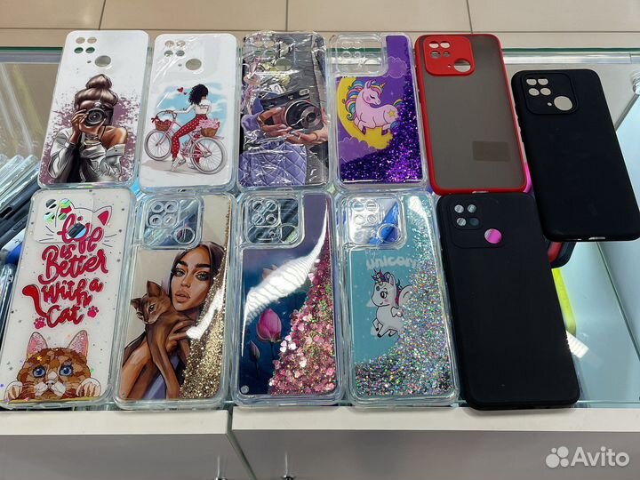 Чехлы и защитные стекла на Xiaomi Poco C40