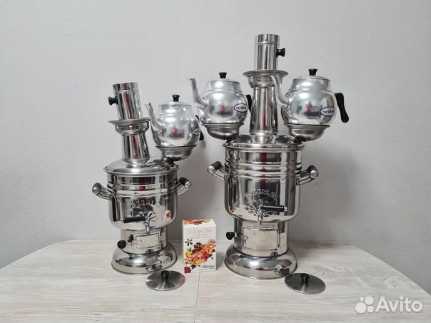 Самовар на дровах новый