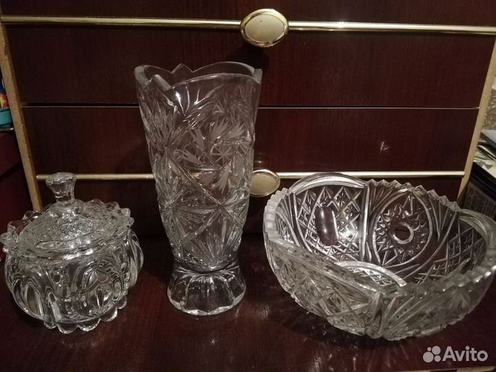 Салатник хрустальный