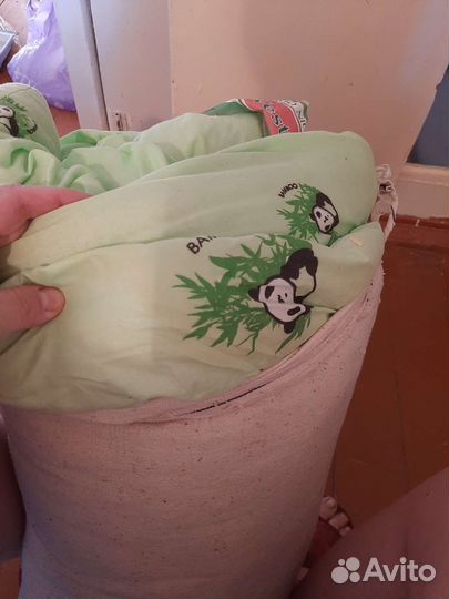 Одеяло бамбук 2 шт. И обычное ватное