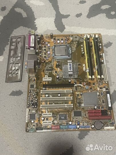 Материнская плата asus p58-e с процессором Core 2
