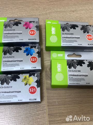 Картриджи CLI-521, PGI-520, Canon, мфу, Cactus