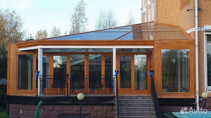 Стеклянная крыша, Остекление террас