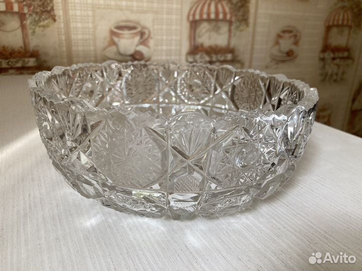Хрустальная ваза / салатник СССР