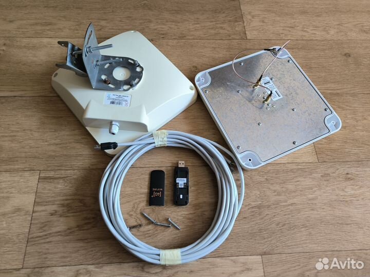 4g антенна + модем 4G + кабель + крепление