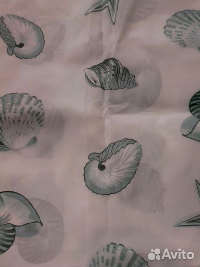 Штора для ванной новая+штанга