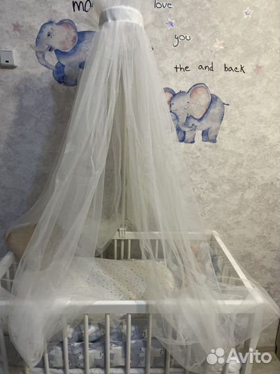 Детская кровать с матрасом бу