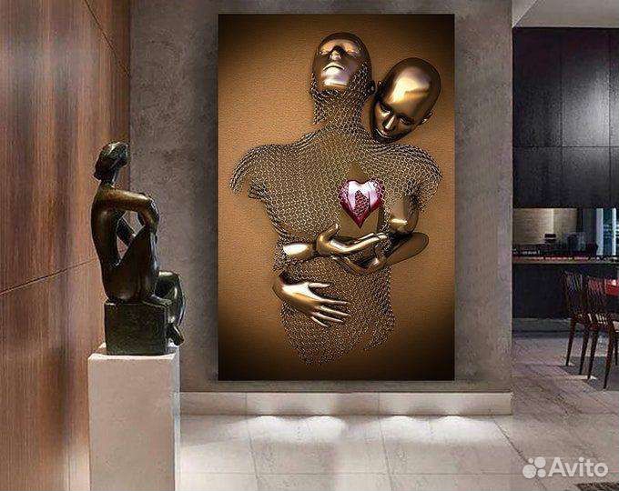 Современная картина на холсте Серебряный плен Уфа