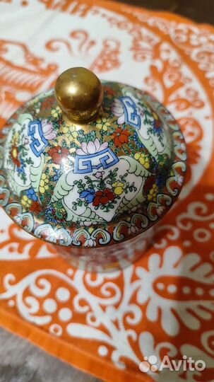 Кружка чайная, Китай Guangznou,ручная роспись