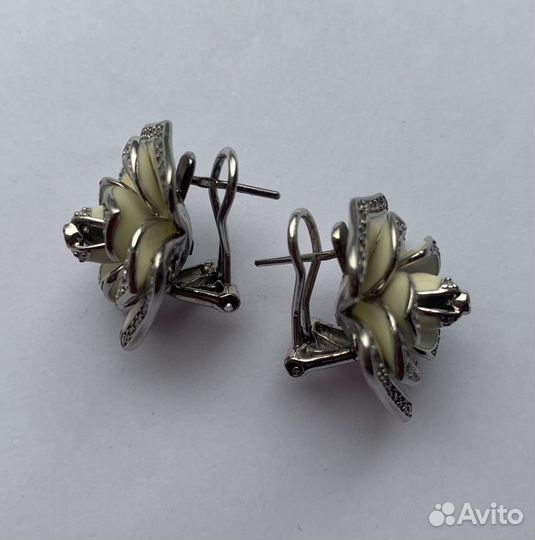 Серьги серебряные