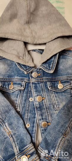 Джинсовая куртка детская