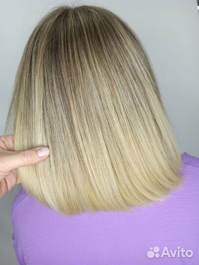 Окрашивание волос, стрижки