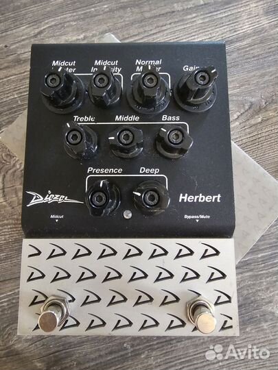 Diezel Herbert Pedal.Гитарный преамп Педаль