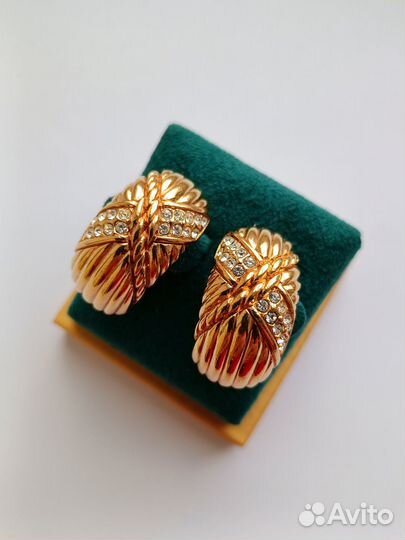 Swarovski клипсы