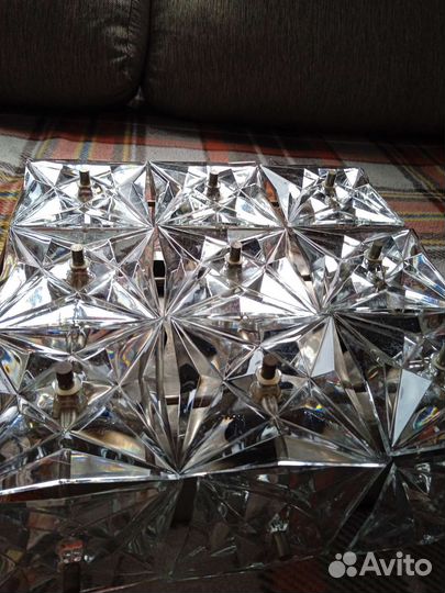 Люстра чешский хрусталь СССР
