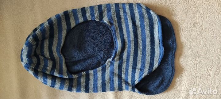 Шапка шлем зимний на мальчика 3-5лет