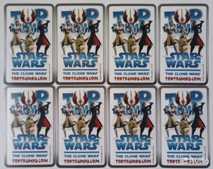 Карточки Top Trumps Star Wars The clone wars