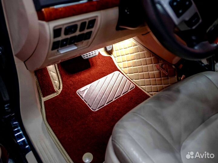 Автоковрики на Toyota Land Cruiser 200 7 мест 2015г