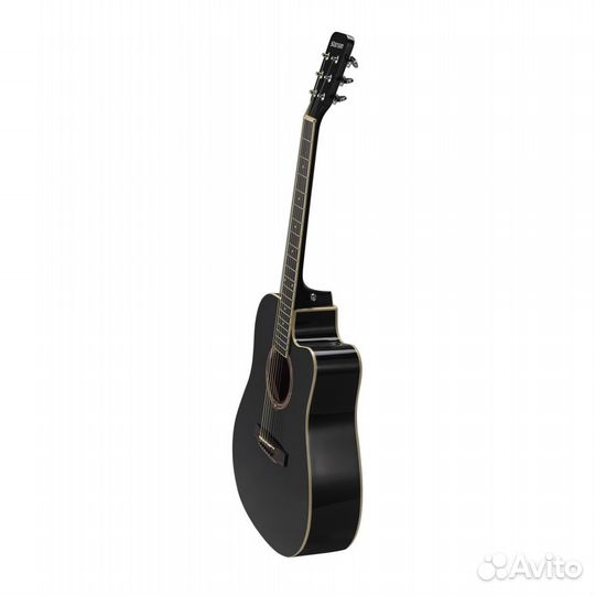 Акустическая гитара starsun DG120C-P Black + Аксес