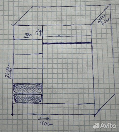 Шкаф купе бу