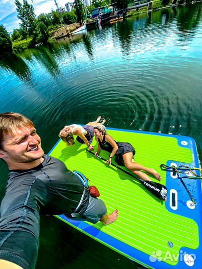 Надувная платформа AirDeck Остров Плот Причал