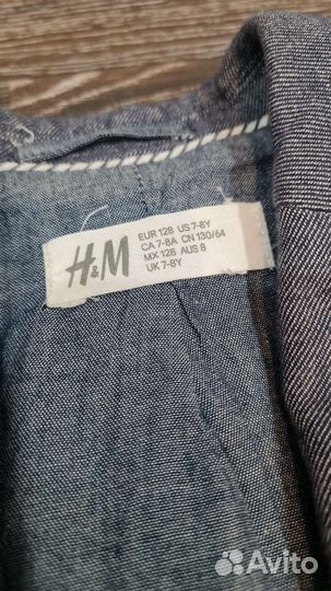 Пиджак hm + рубашка и брюки