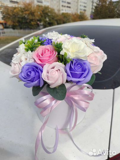 Букет из мыльных цветов