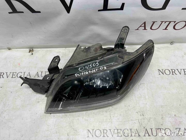 Фара левая Mitsubishi Outlander